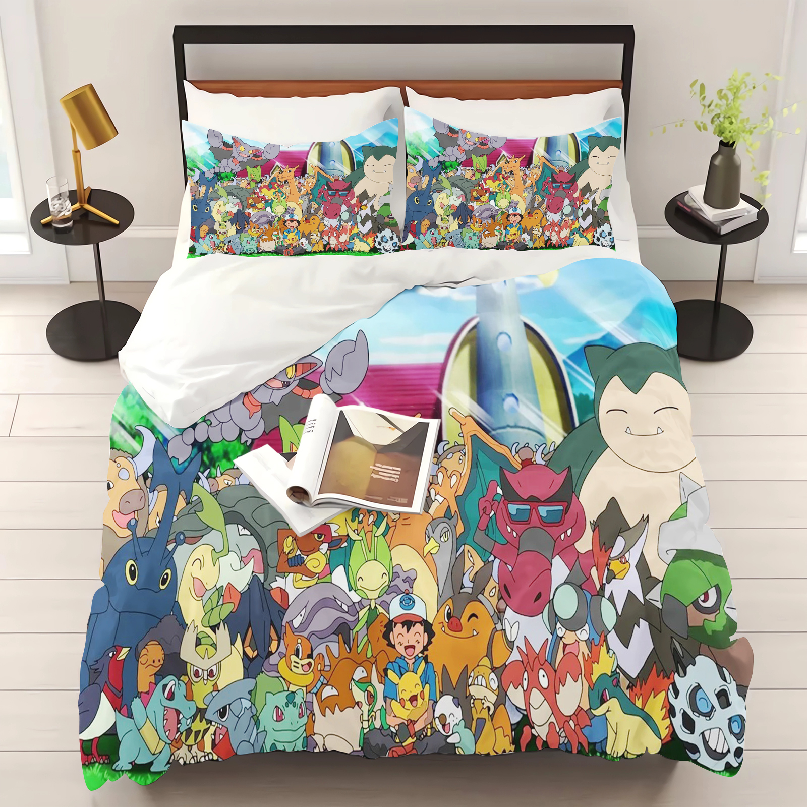 3D Printing Quilting - Pokemon Duvet Cover Set Comforter Bedding