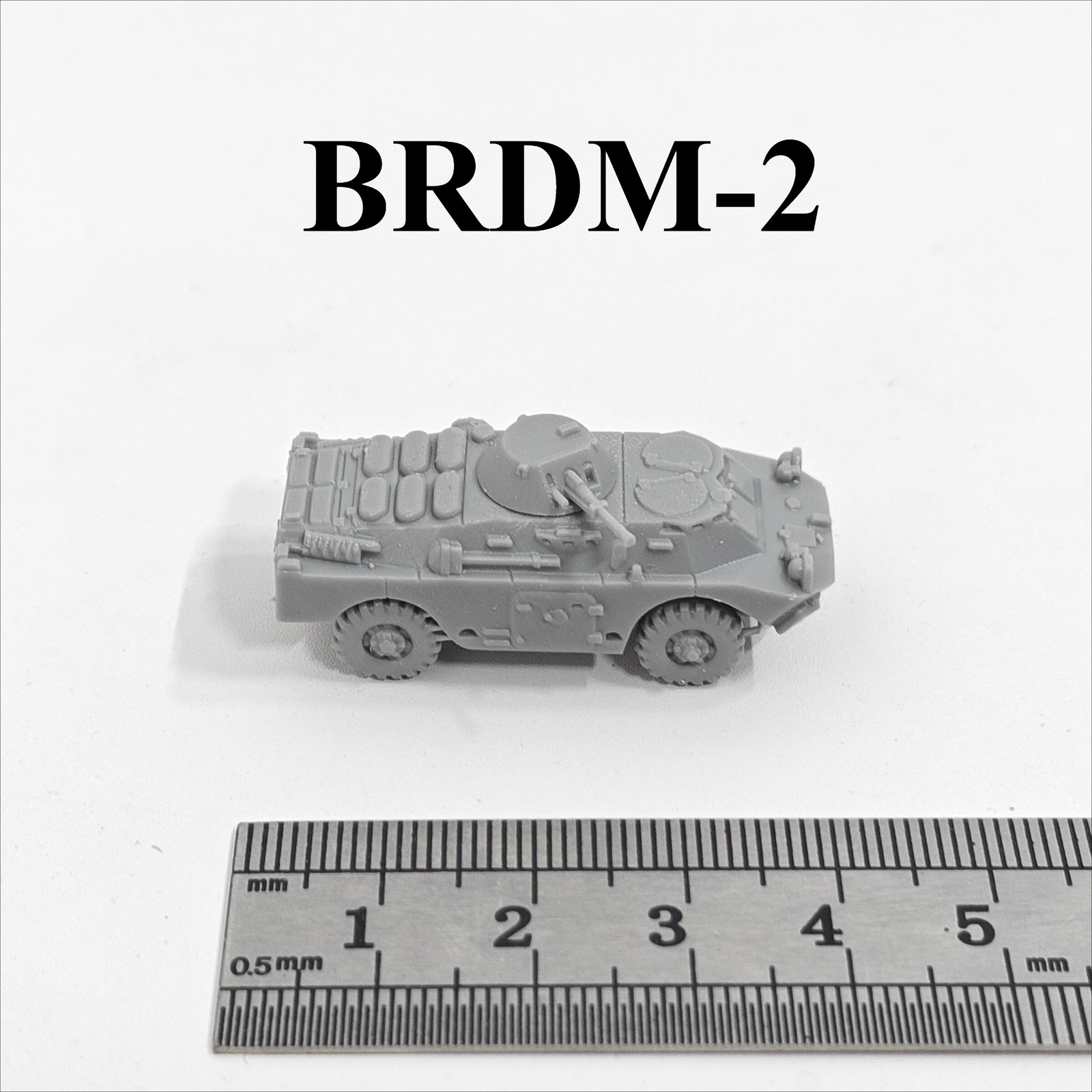 3D Printing Ideas - Soviet BRDM-2 Armored Vehicle,3D Printed,1/144 Scale