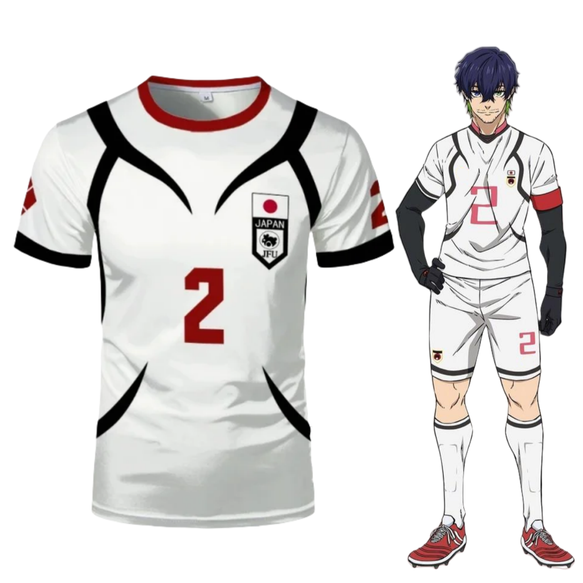 3D Printing Service - Anime Aiku Shirt Cosplay Costumes #2