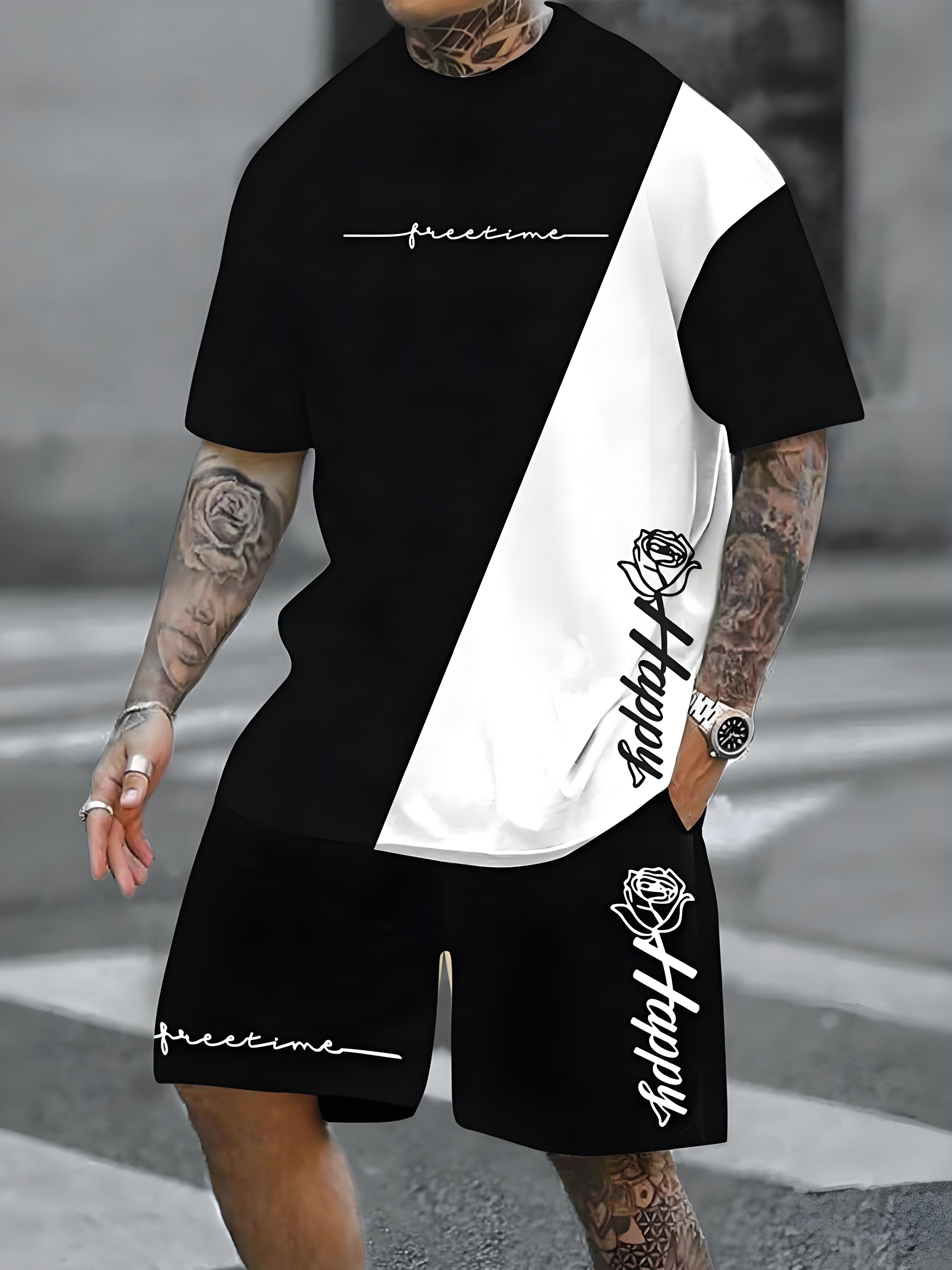 3D Printing Service - New Plus Size Men's T-shirt And