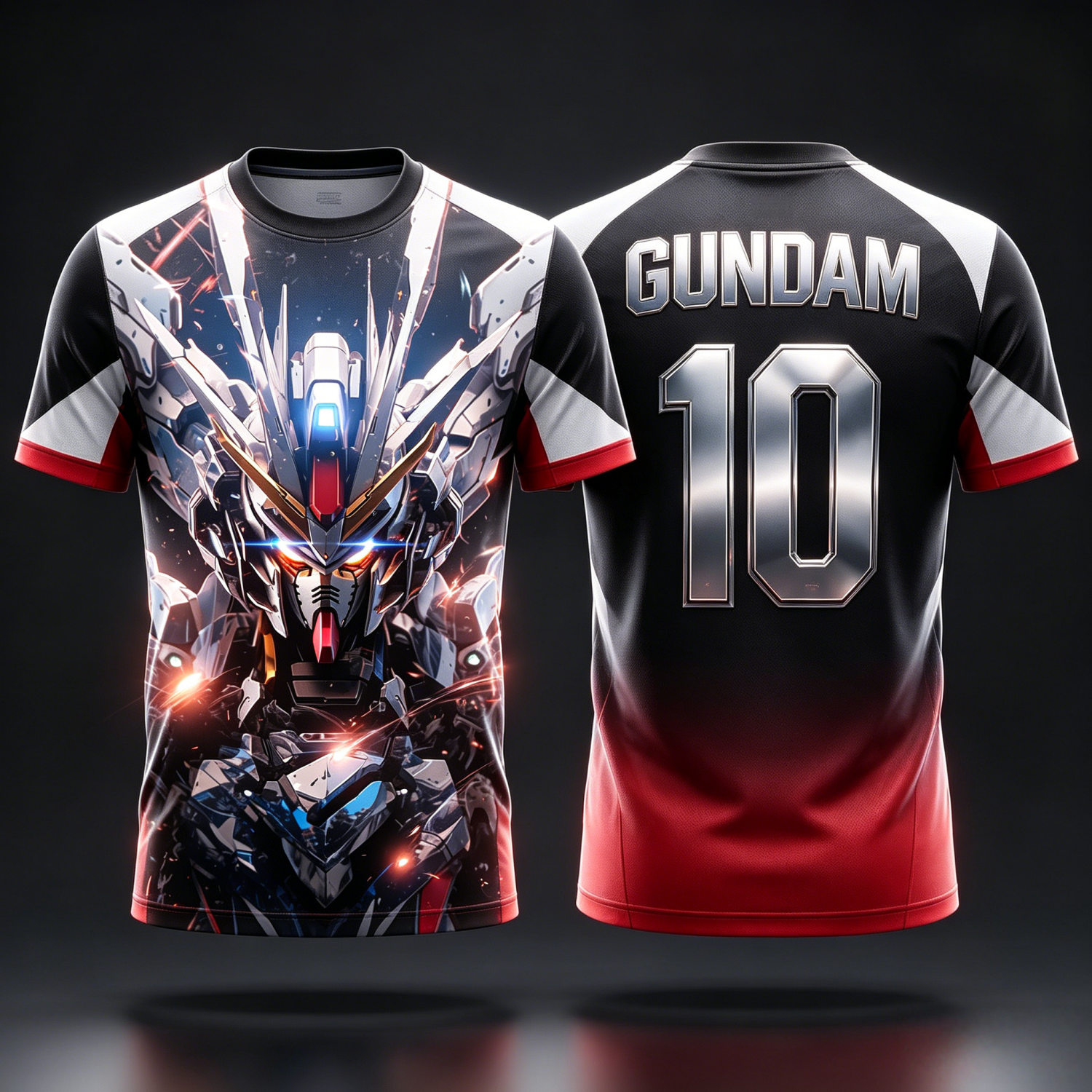 3D Printing Gundam - 2026 Summer Gundam Retro Cosplay T-shirt