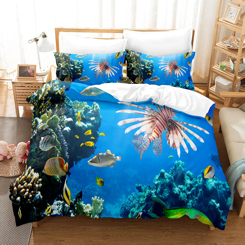 3D Printing Quilting - 3D Print Undersea World Bed Linen