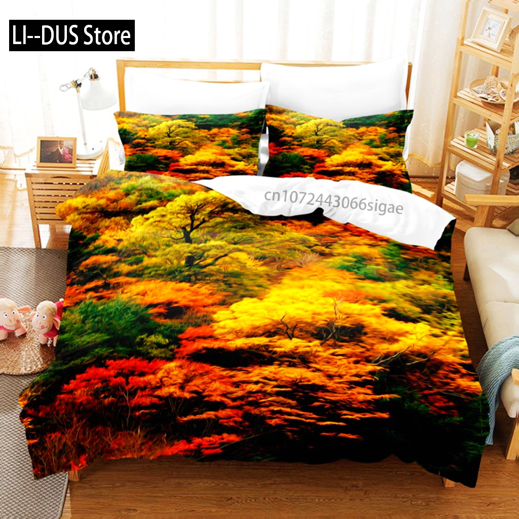 Landscape Painting Bedding Set - 3D Printing Ideas recension och pris