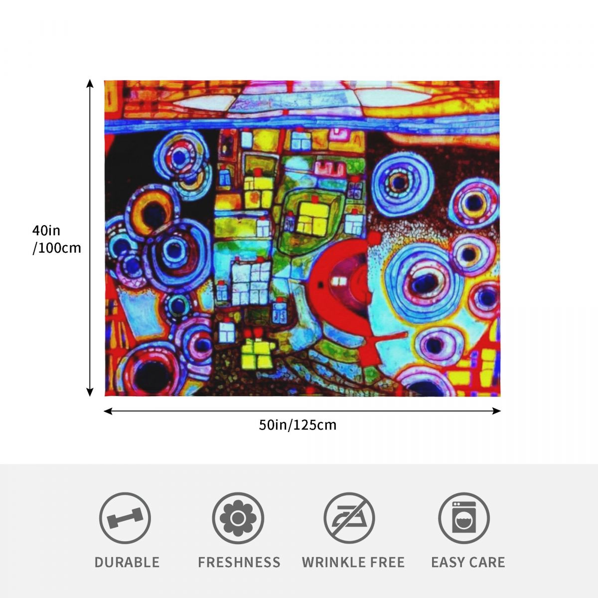 Qatar 813 neon Throw Blanket C - 3D Printing Qatar recension och pris