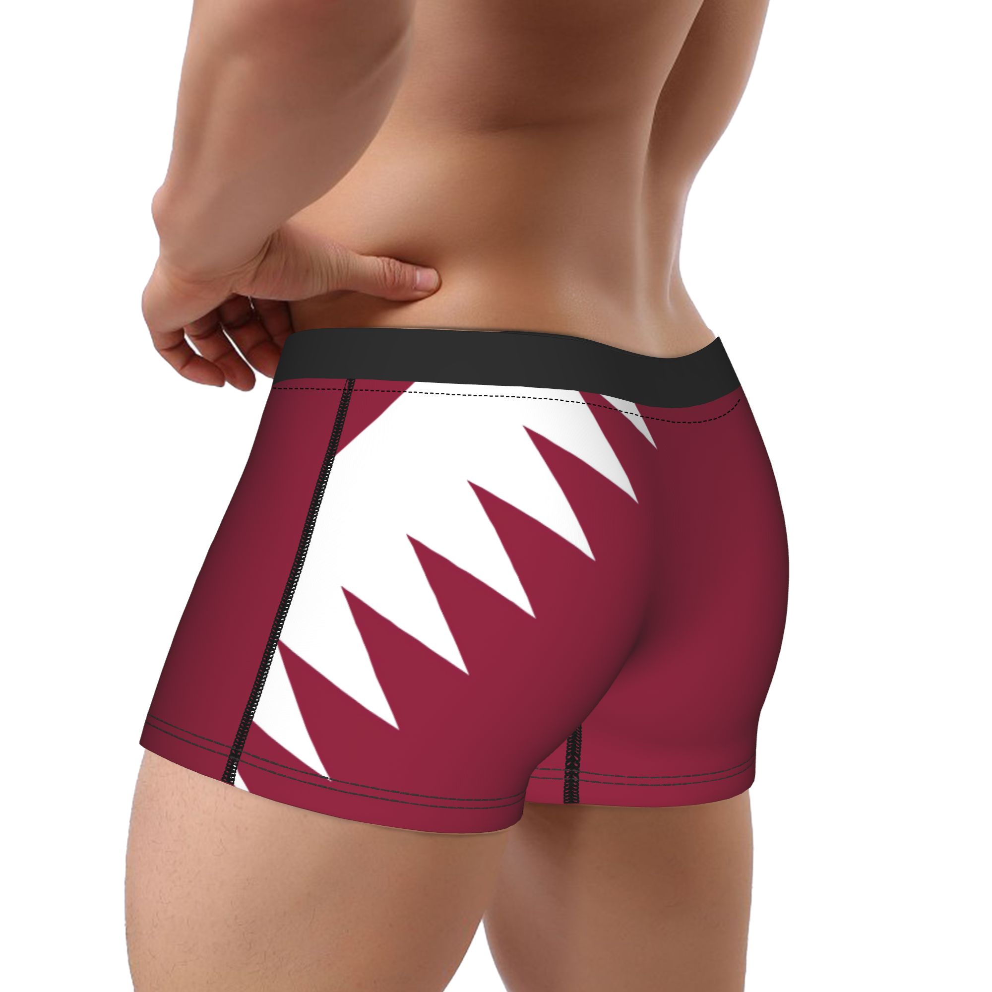 Qatar Flag Emblem Underwear  N - 3D Printing Qatar recension och pris