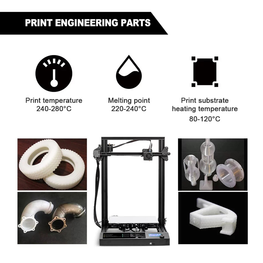 PA Nylon 3D Printer Filament 1 - 3D Printing Nylon Filament recension och pris