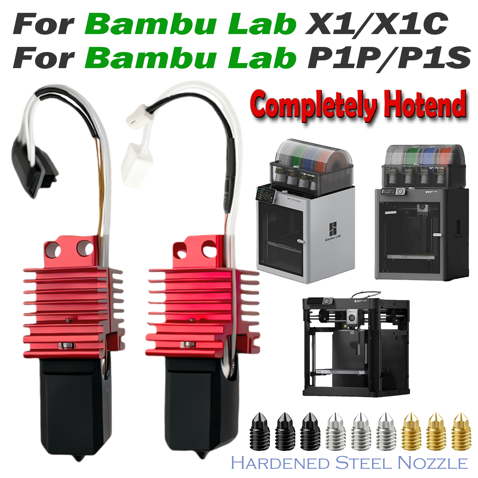 For Bambu Lab X1 X1C Hotend Co - 3D Printing X1 Carbon recension och pris