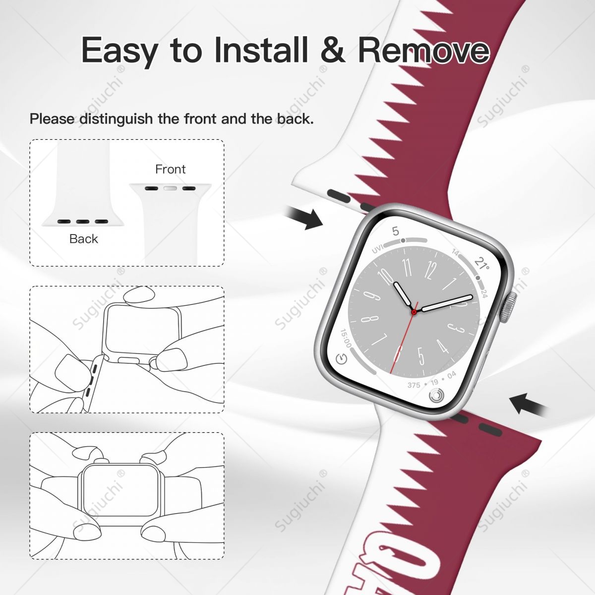 Unisex Qatar Flag 3D Printing  - 3D Printing Qatar recension och pris