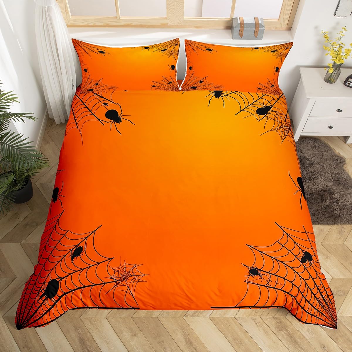 Halloween Spider Web Twin Quee - 3D Printing Web recension och pris
