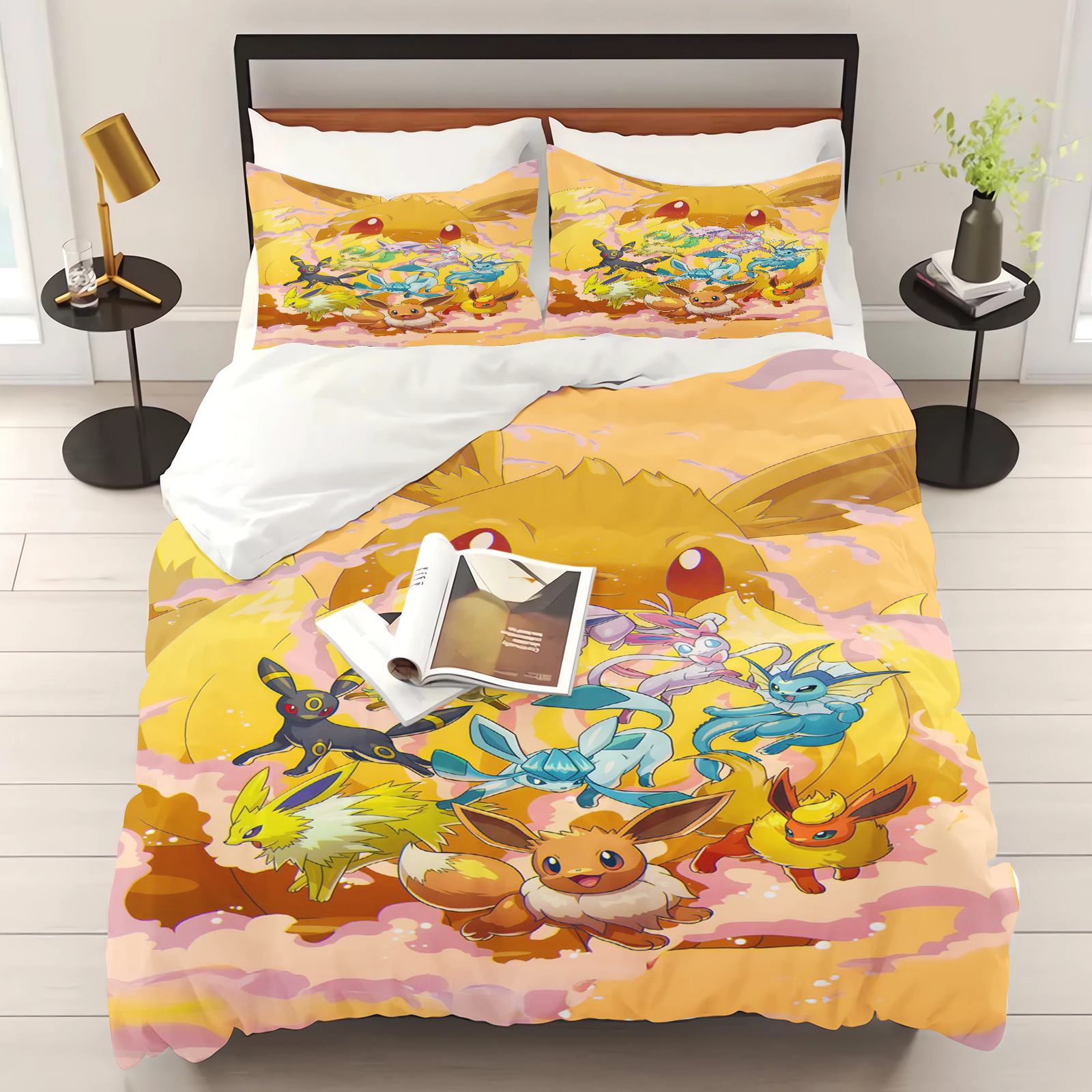 Pokemon Duvet Cover Set Comfor - 3D Printing Quilting recension och pris