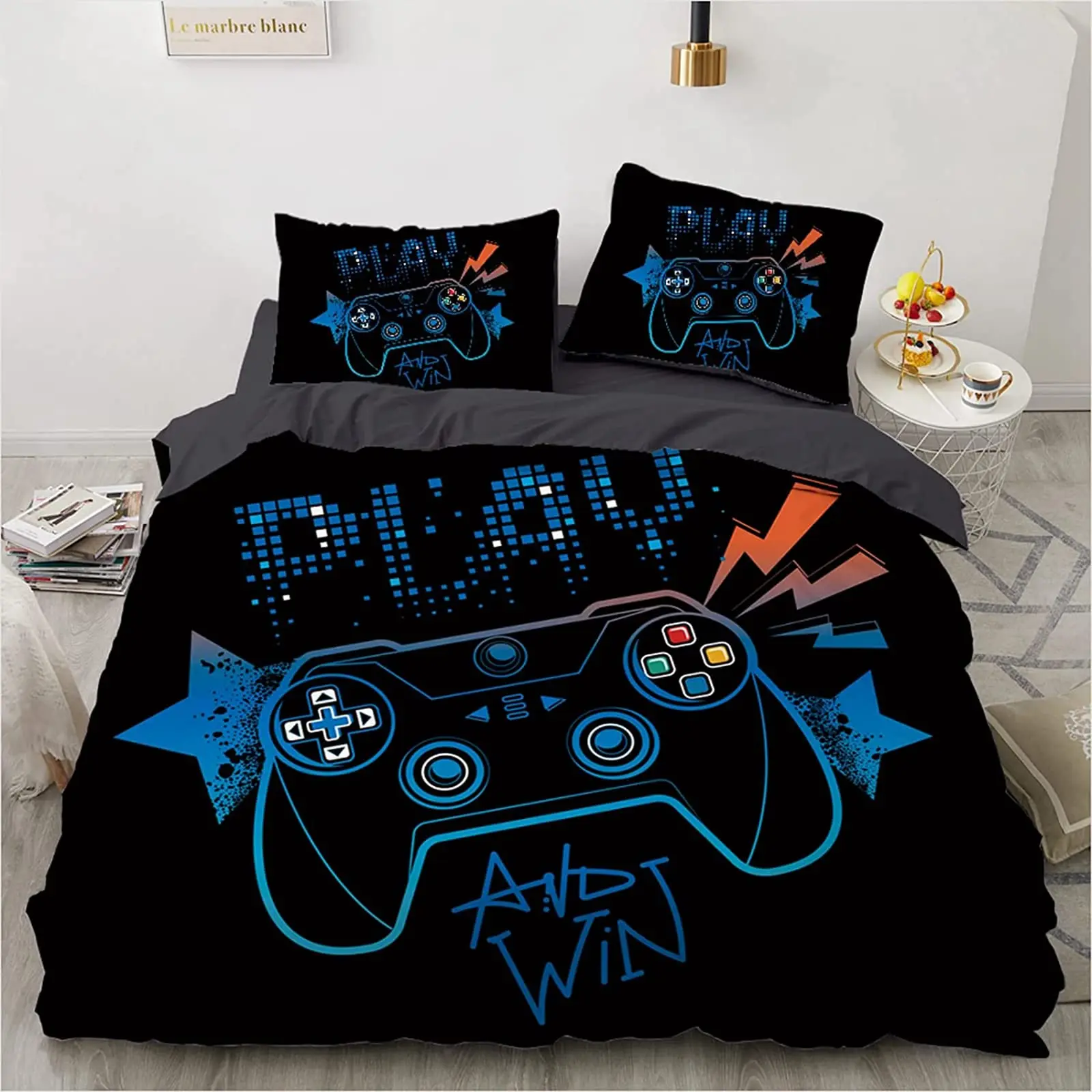Gamer Duvet Cover for Boys Gam - 3D Printing Videos recension och pris