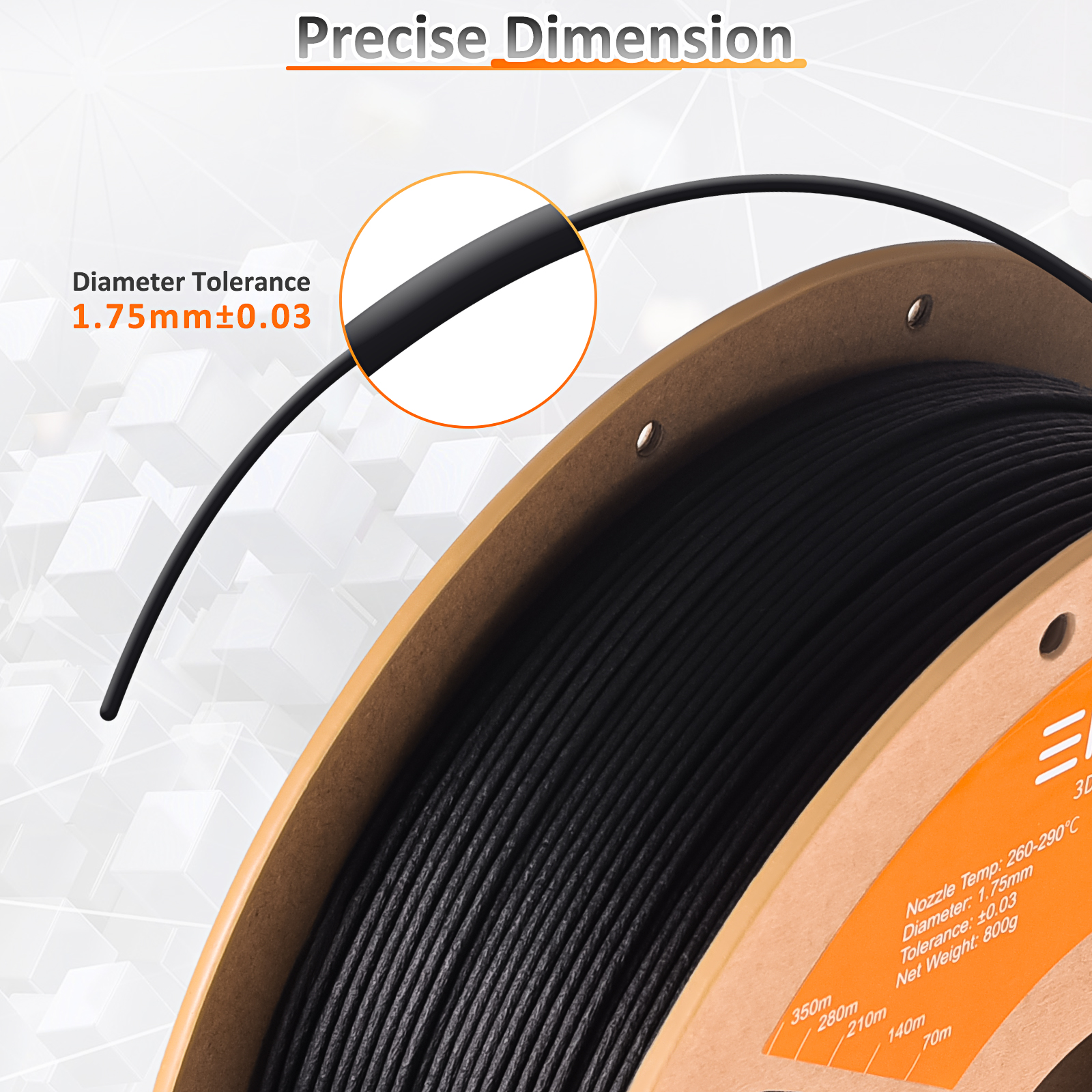 ERYONE 800G Nylon Carbon Fiber - 3D Printing Nylon Filament recension och pris