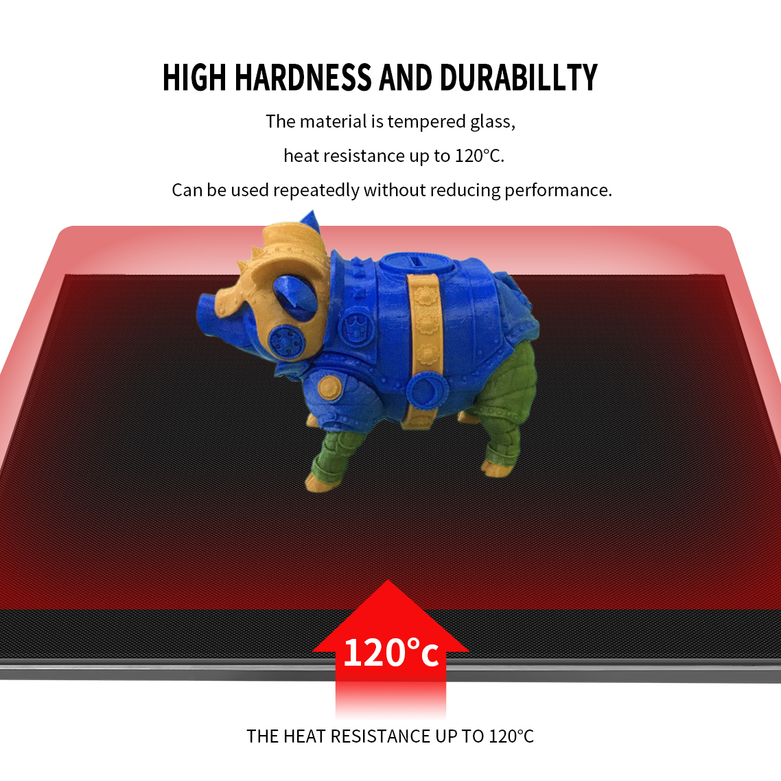 Ultrabase Heated Bed Platform  - 3D Printing Ender recension och pris