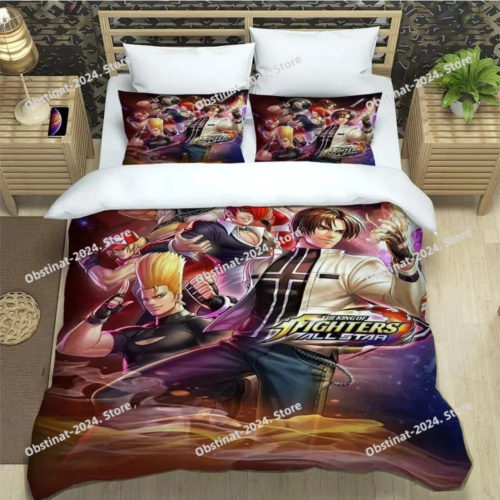 KOF Game Cartoons 3D Bedding S - 3D Printing Quilting recension och pris