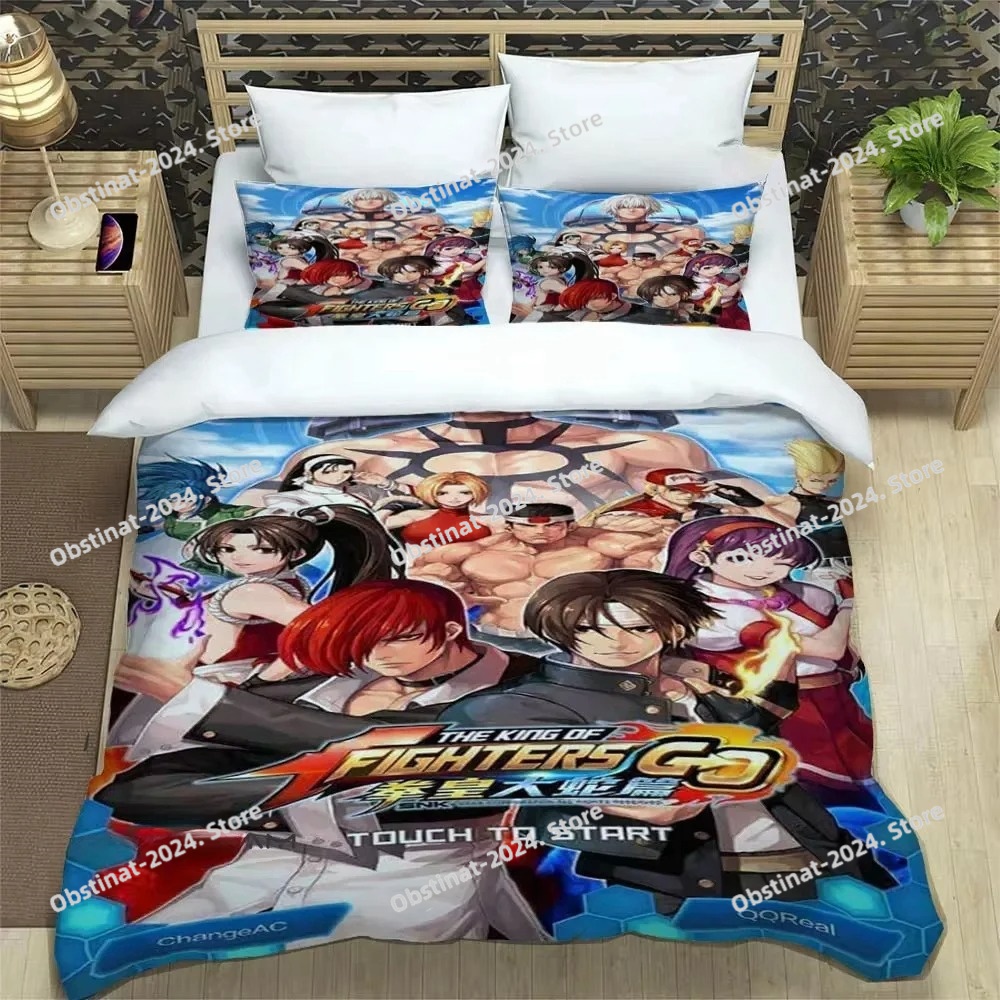 KOF Game Cartoons 3D Bedding S - 3D Printing Quilting recension och pris