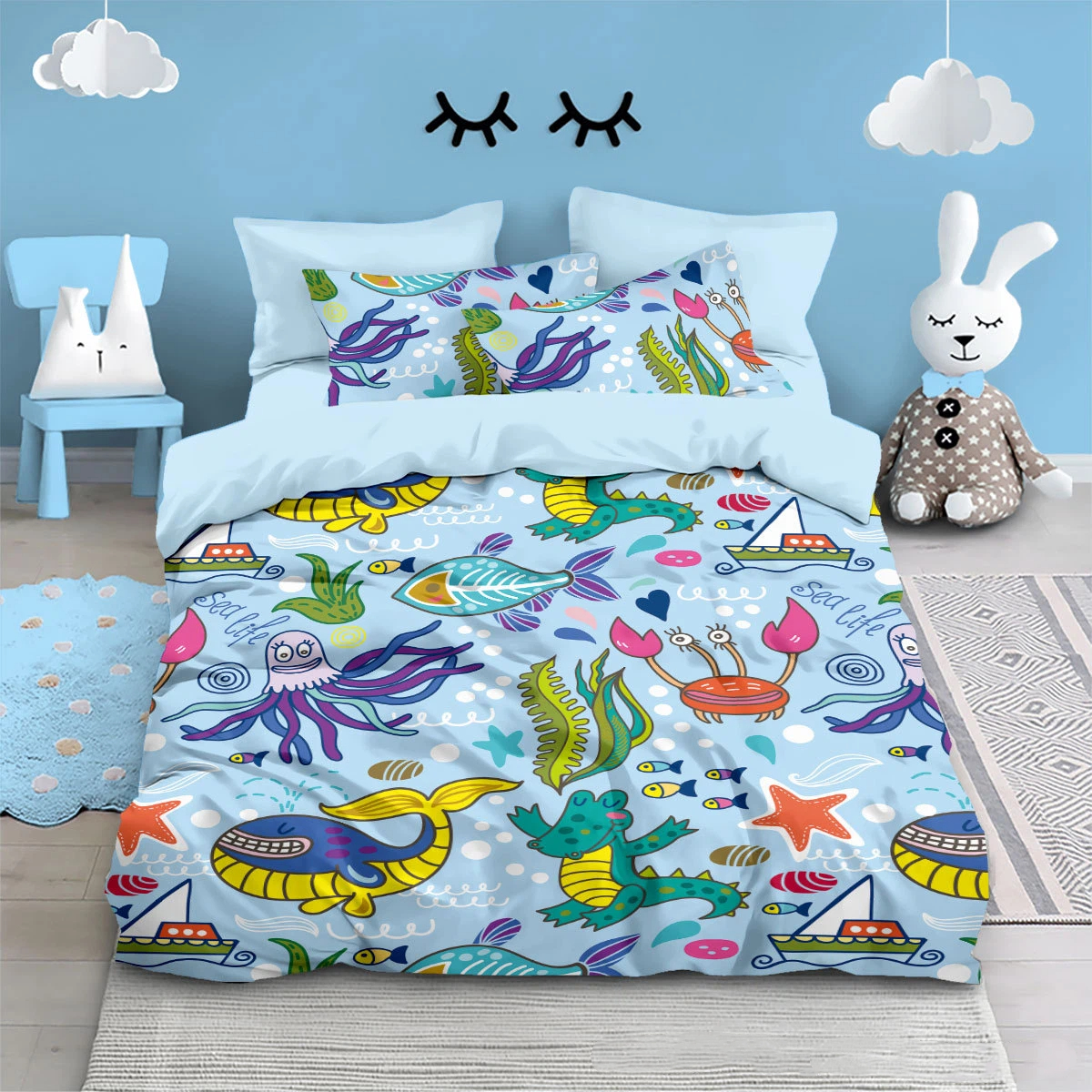 3D printed Marine life Bedding - 3D Printing Quilting recension och pris