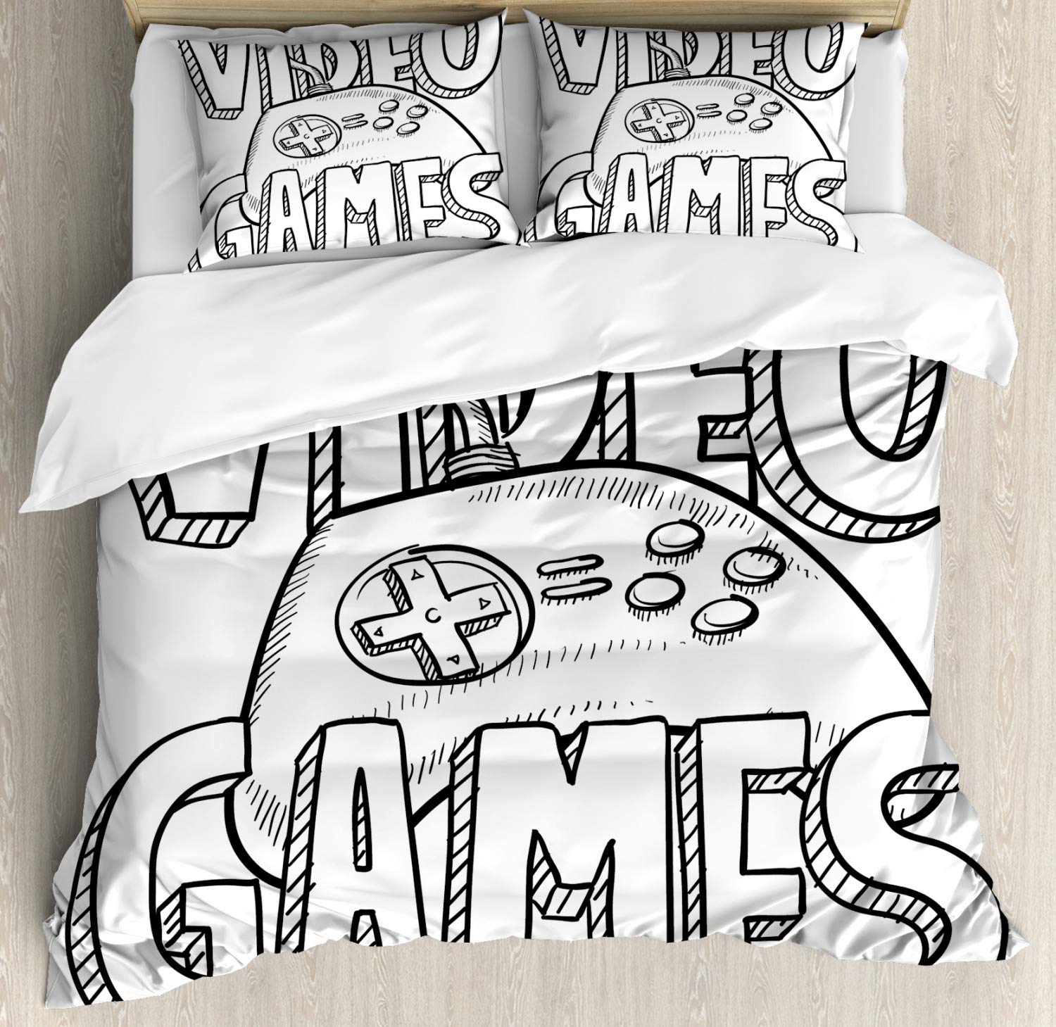 Game Printed Duvet Cover Set G - 3D Printing Videos recension och pris