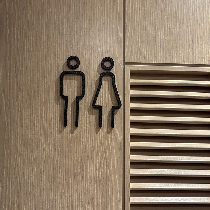 🌟3D Printed Bathroom Door Sign - 3D Printing Cafe recension och pris