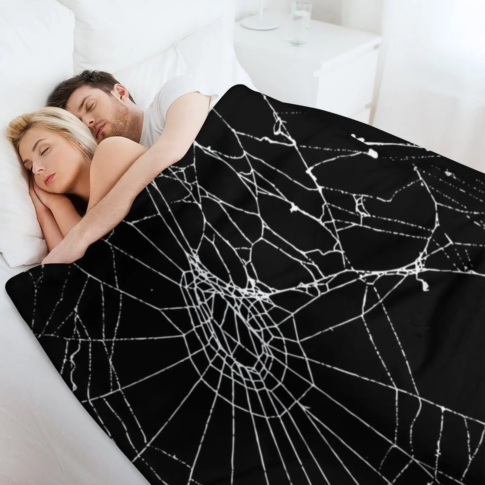 Spider Web Throw Blanket Fluff - 3D Printing Web recension och pris