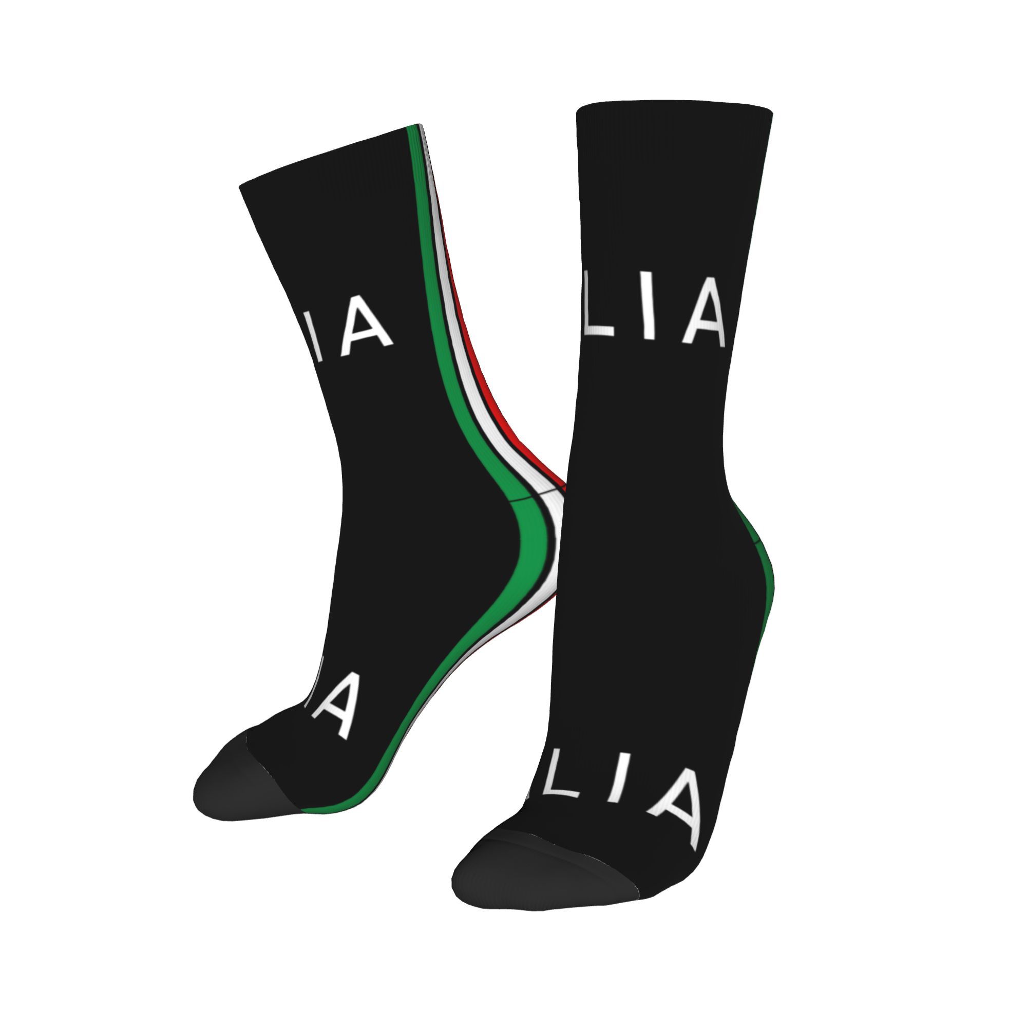 Cute Mens Italy Flag Dress Soc - 3D Printing Qatar recension och pris