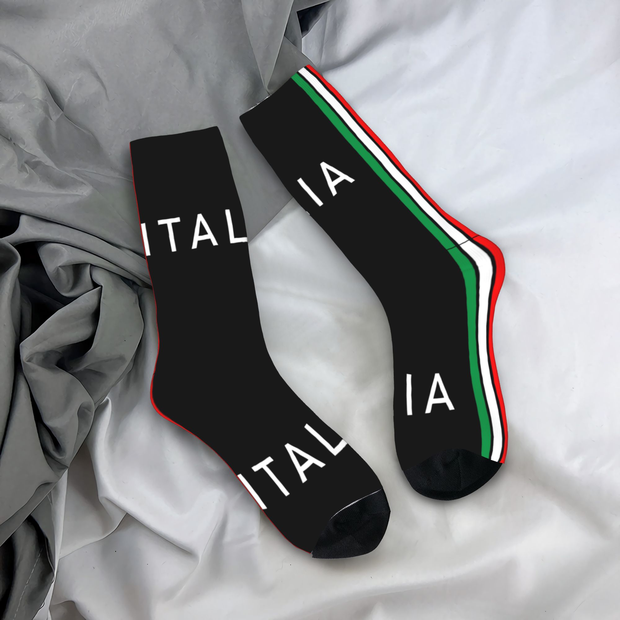 Cute Mens Italy Flag Dress Soc - 3D Printing Qatar recension och pris