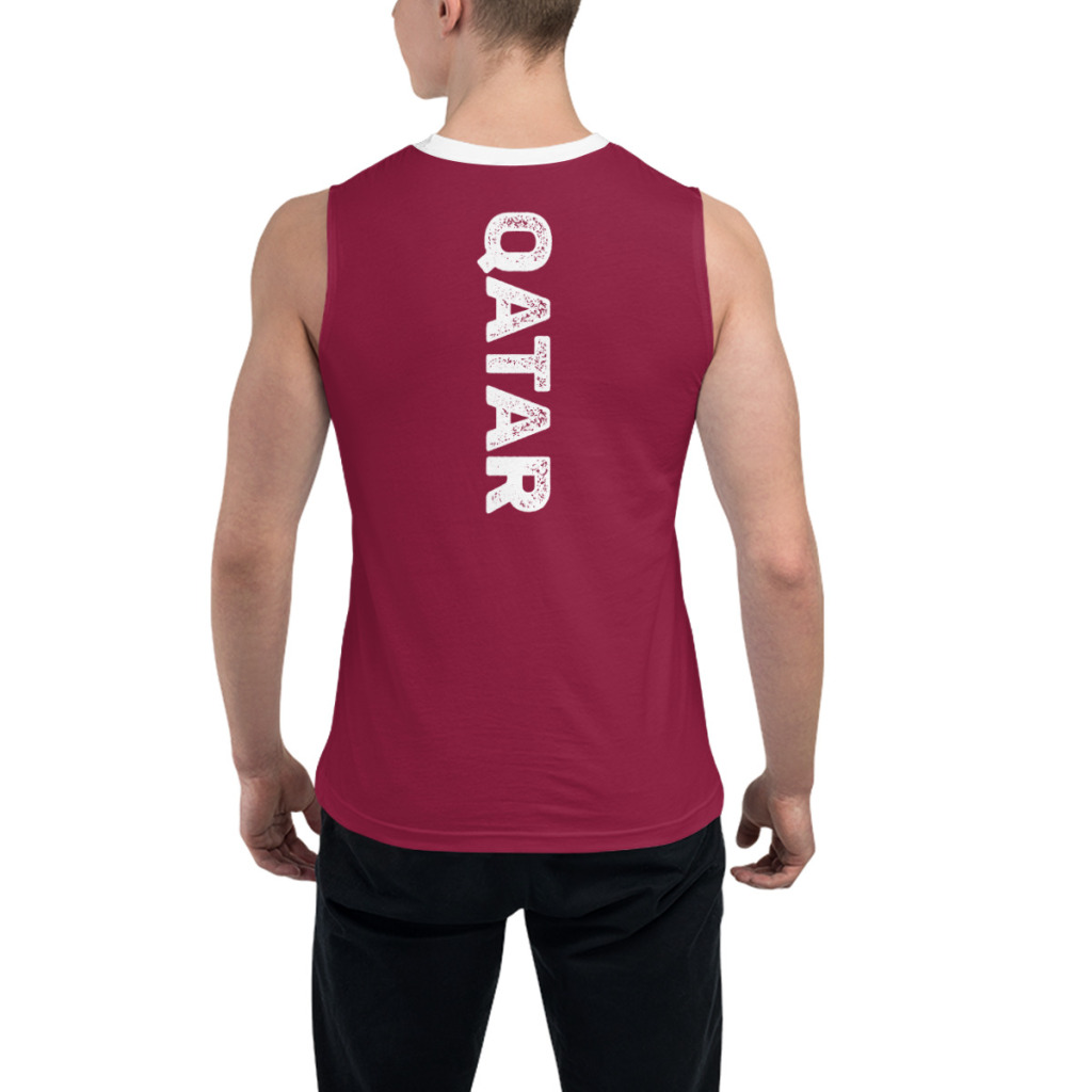 Sleeveless T-shirt Qatar Flag  - 3D Printing Qatar recension och pris
