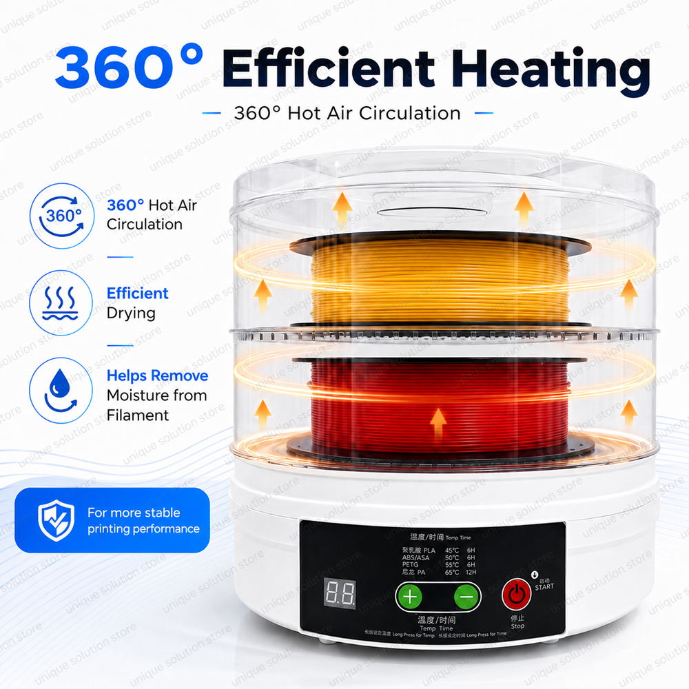 3D Printer Filament Dryer Box  - 3D Printing Nylon Filament recension och pris