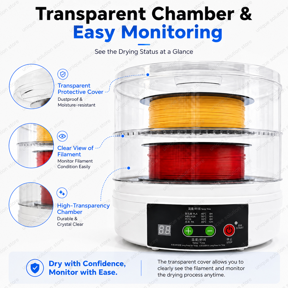 3D Printer Filament Dryer Box  - 3D Printing Nylon Filament recension och pris