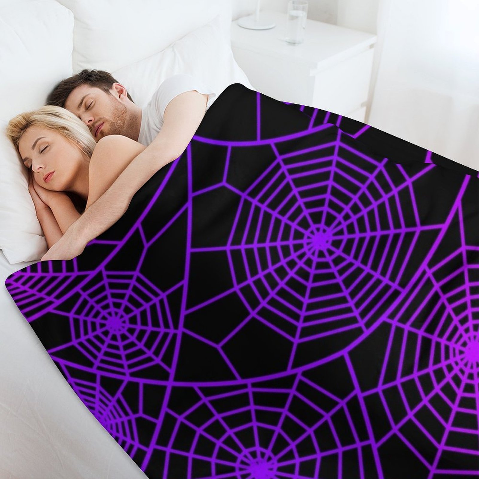 Spider webs Throw Blanket Ligh - 3D Printing Web recension och pris