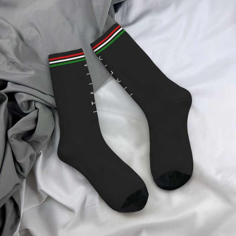 Custom Cool Italy Flag Socks W - 3D Printing Qatar recension och pris