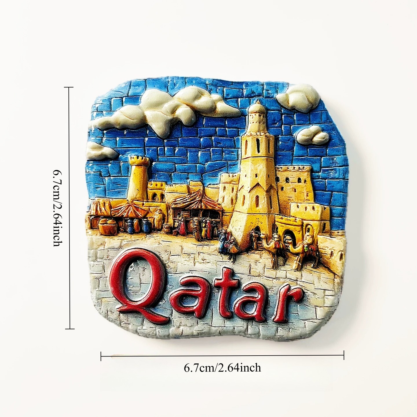 Qatar 3D Fridge Magnets Orname - 3D Printing Qatar recension och pris