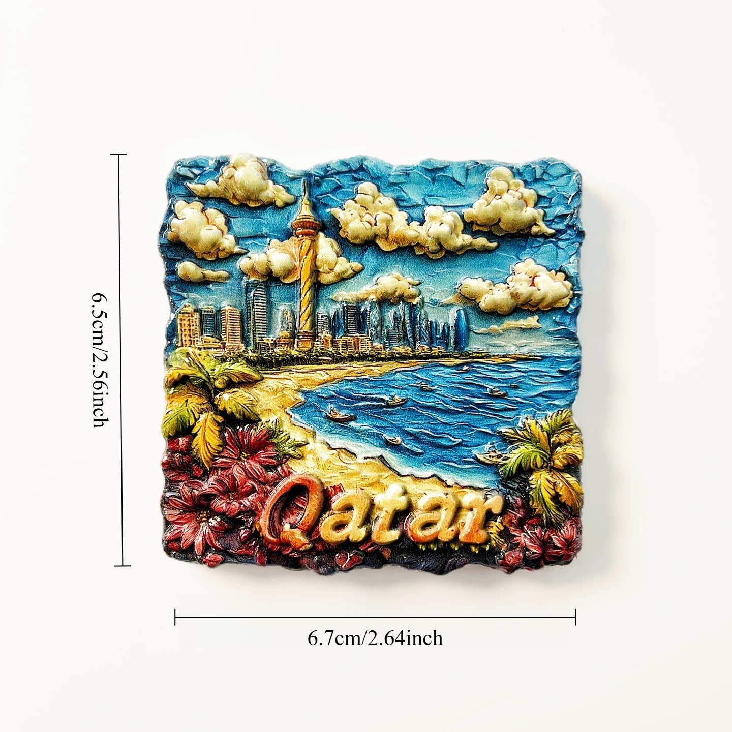 Qatar 3D Fridge Magnets Orname - 3D Printing Qatar recension och pris