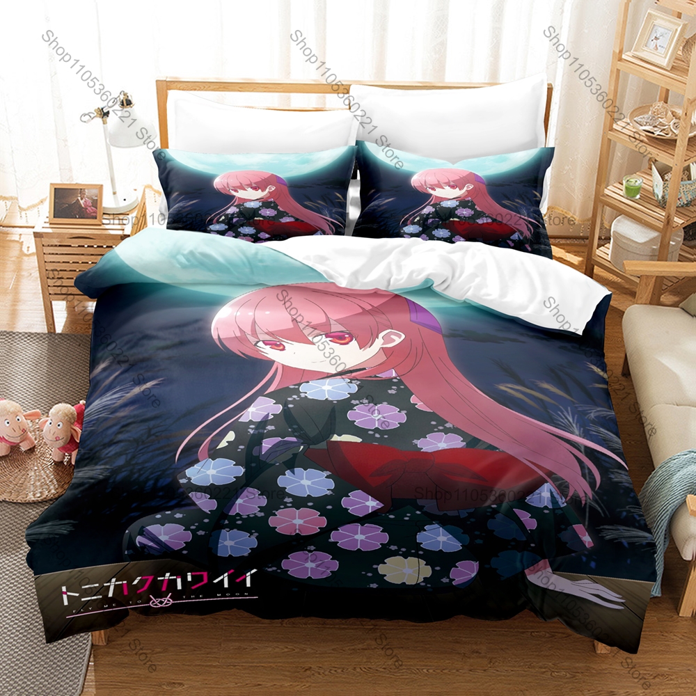 Anime Bedding Set 3Pcs Tonikak - 3D Printing Nasa recension och pris