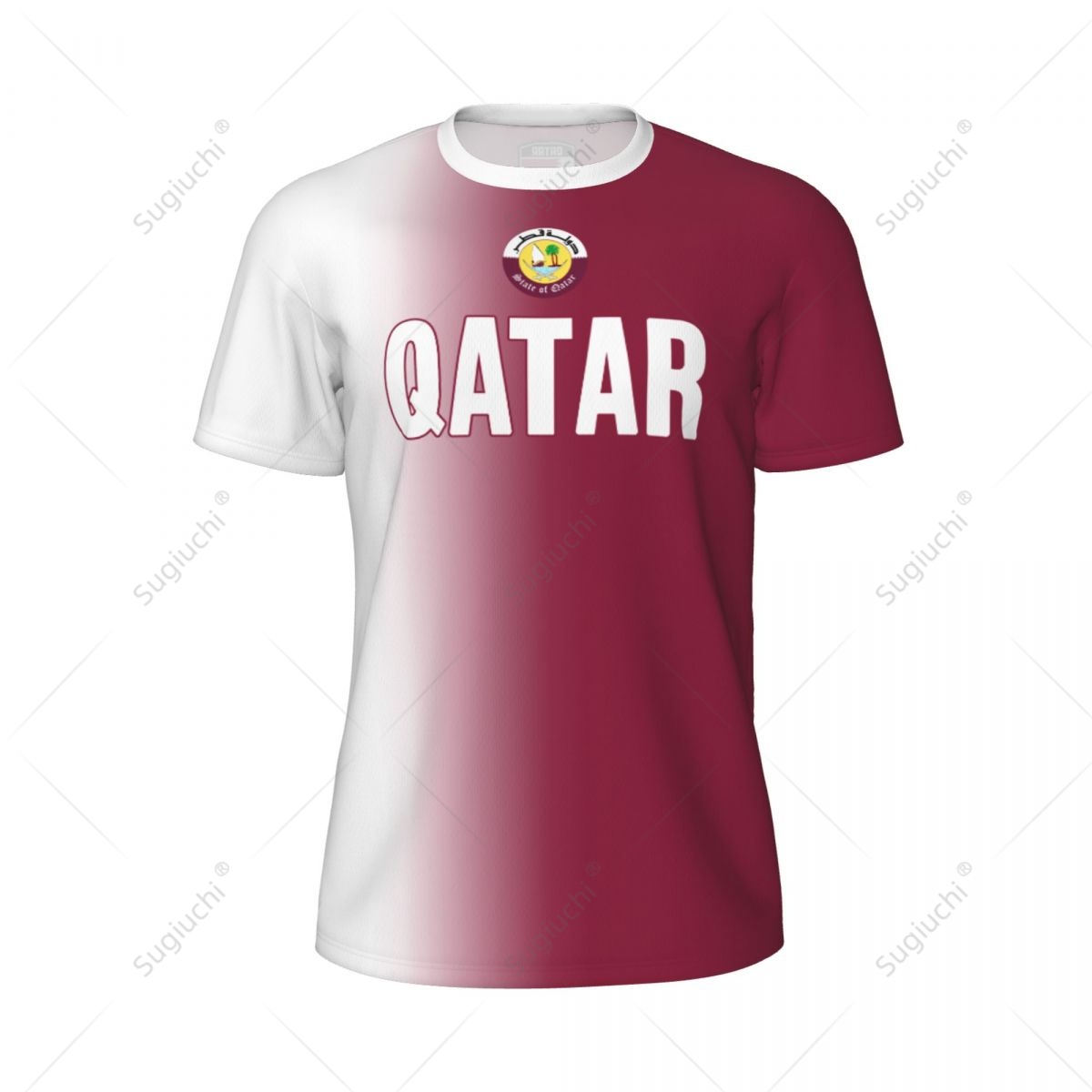 Sports Mesh T-shirt Qatar Flag - 3D Printing Qatar recension och pris