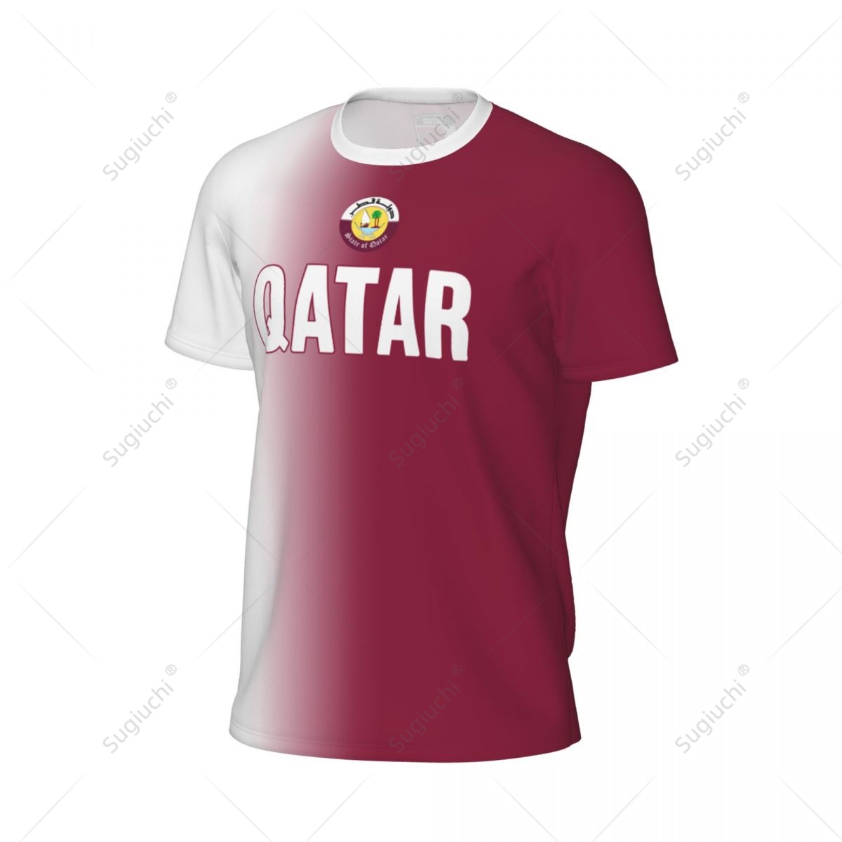 Sports Mesh T-shirt Qatar Flag - 3D Printing Qatar recension och pris
