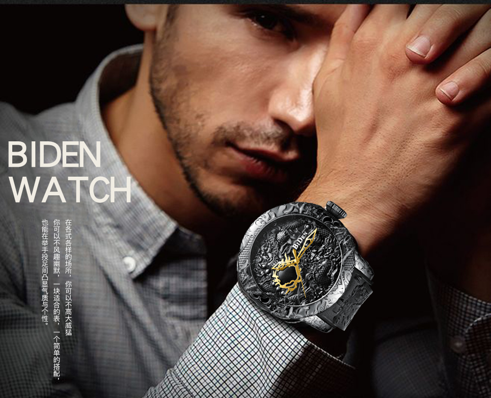 Luxury Gold Dragon Sculpture W - 3D Printing Watch recension och pris