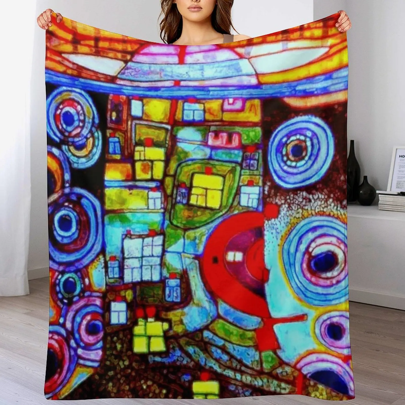 Qatar 813 neon Throw Blanket S - 3D Printing Qatar recension och pris