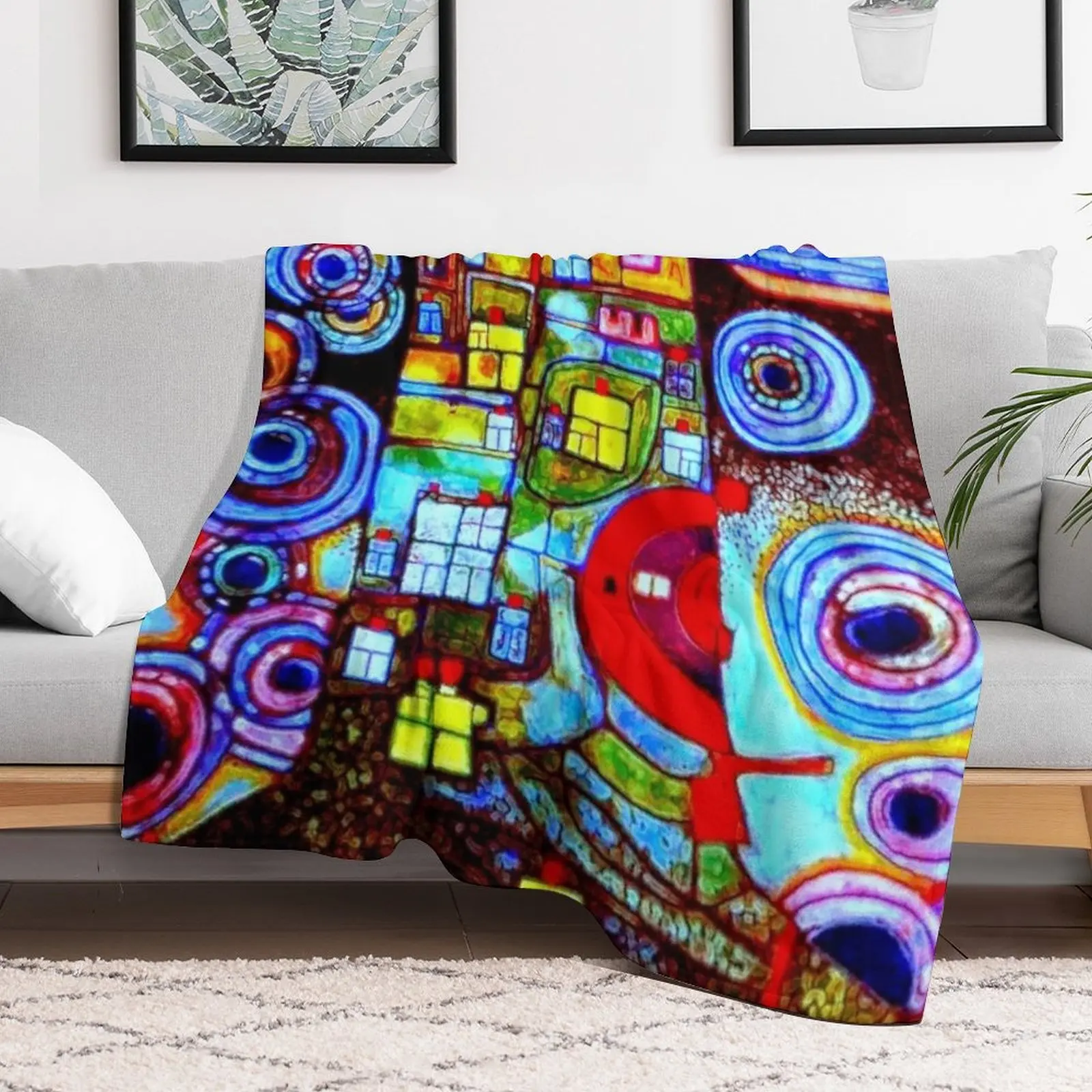 Qatar 813 neon Throw Blanket S - 3D Printing Qatar recension och pris