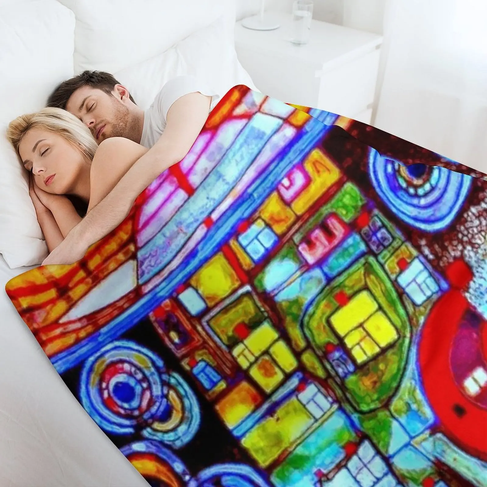 Qatar 813 neon Throw Blanket S - 3D Printing Qatar recension och pris