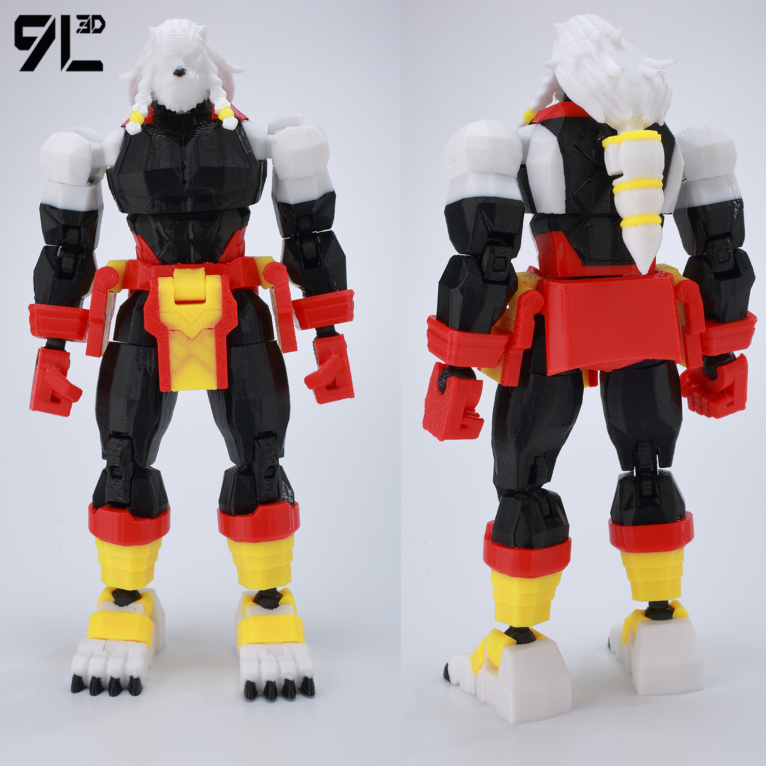 ​9L3D T13 Hero Invincible Boy  - 3D Printing Gundam recension och pris