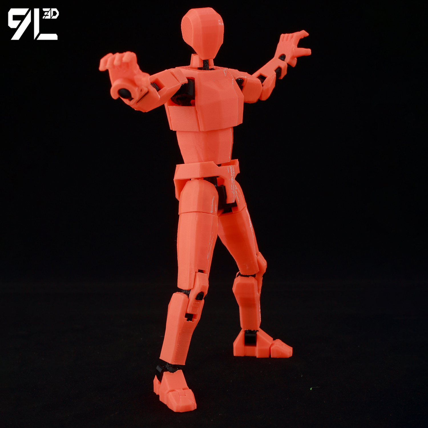 9L 3D Printed Articulated Dumm - 3D Printing Mockup recension och pris