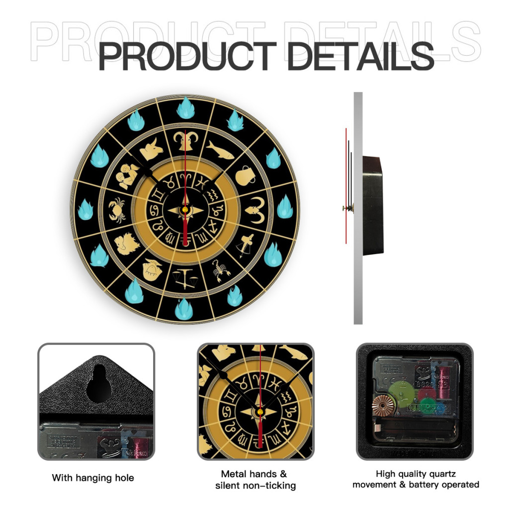Saint Seiya Clock Wall Clock M - 3D Printing Watch recension och pris