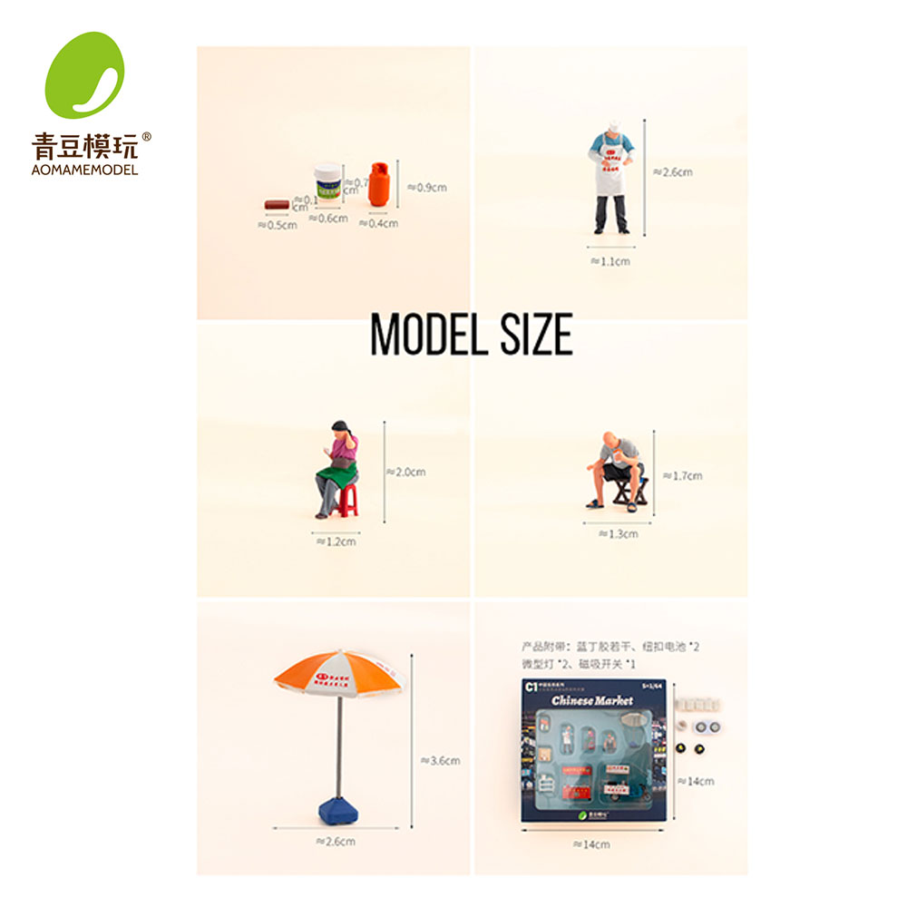 1/64 Night market s Model Kit- - 3D Printing Ideas recension och pris