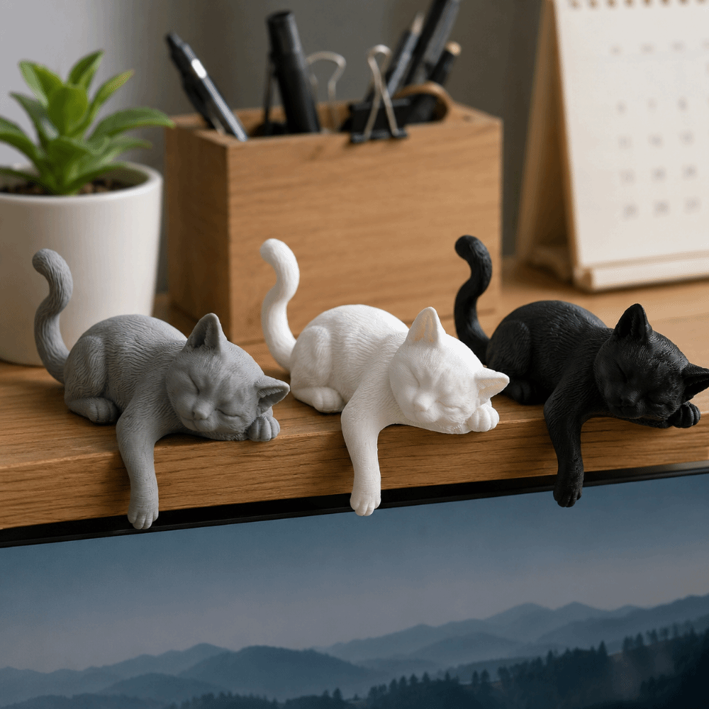 Unique Cute Desk Cat Decoratio - 3D Printing Mockup recension och pris