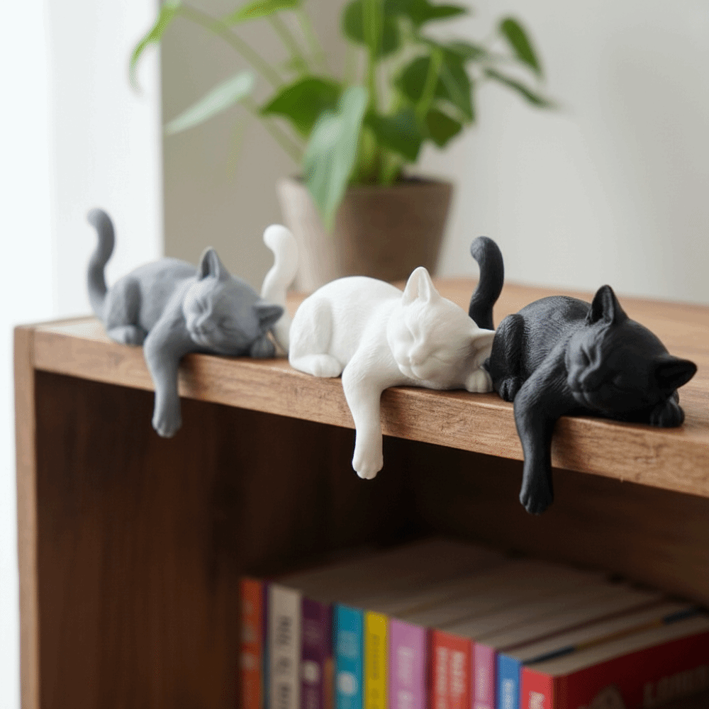 Unique Cute Desk Cat Decoratio - 3D Printing Mockup recension och pris