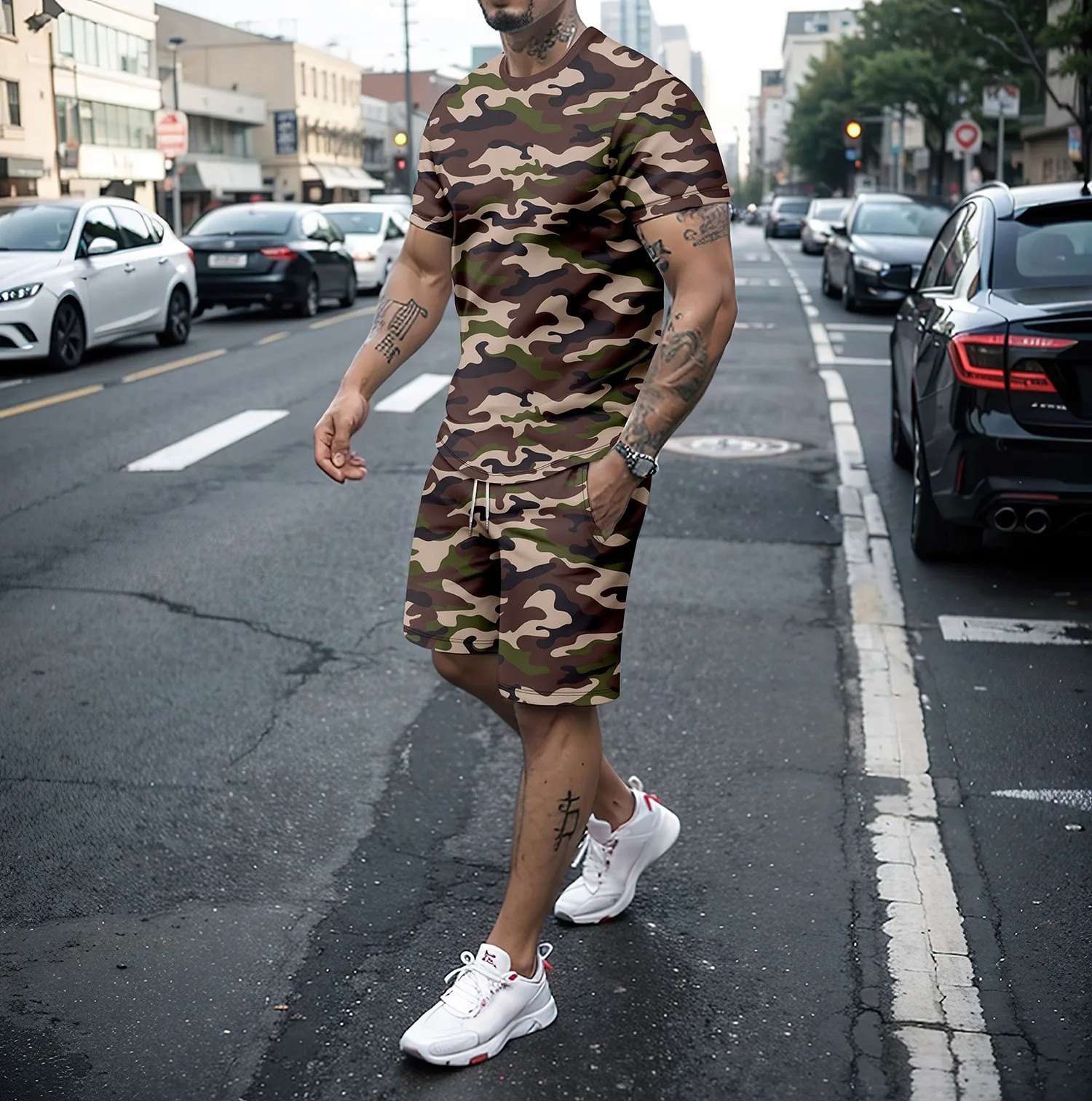 Camouflage Outdoor Tracksuits  - 3D Printing Service recension och pris
