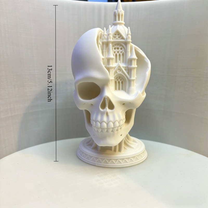 3D Printed Cathedral Skull Rel - 3D Printing Cafe recension och pris