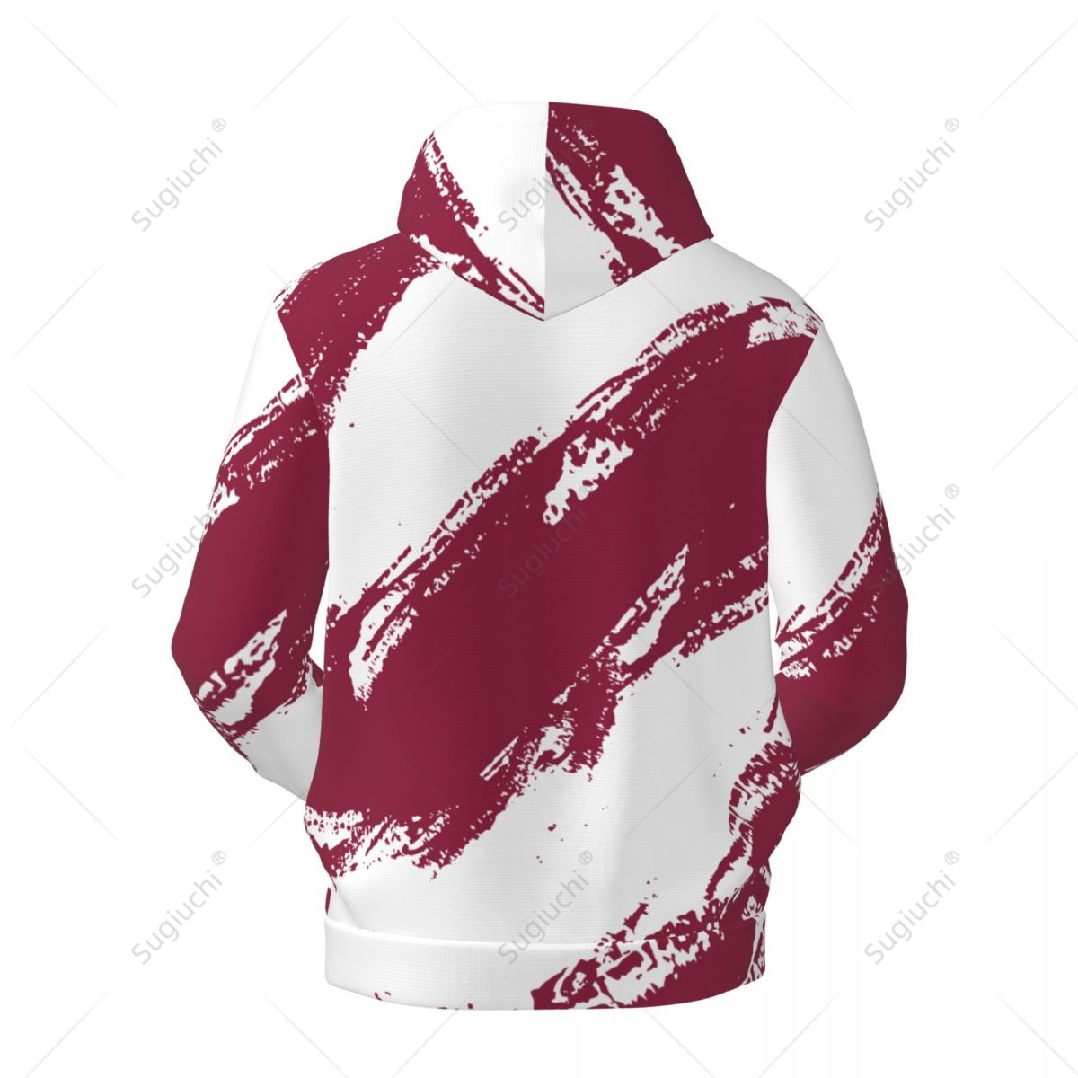 Unisex Qatar Flag Color Hoodie - 3D Printing Qatar recension och pris