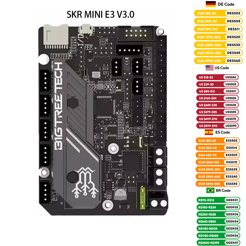 BIGTREETECH SKR MINI E3 V3.0 3 - Ender 3 Upgrade Kit recension och pris