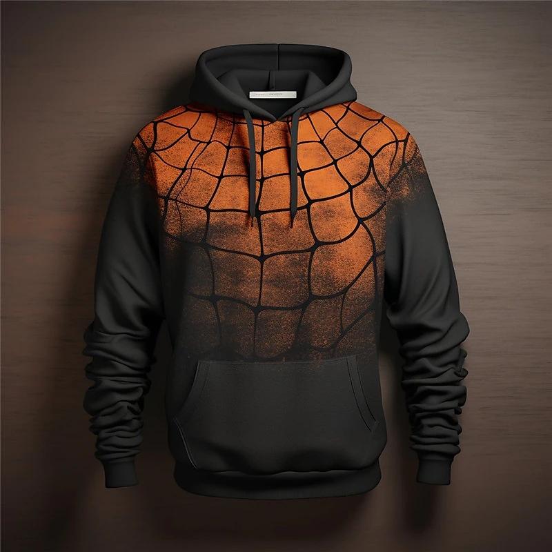 Men's Autumn Hooded Sweatshirt - 3D Printing Web recension och pris